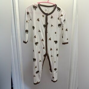 Kyte Baby Honey Bear Snap Romper 12-18